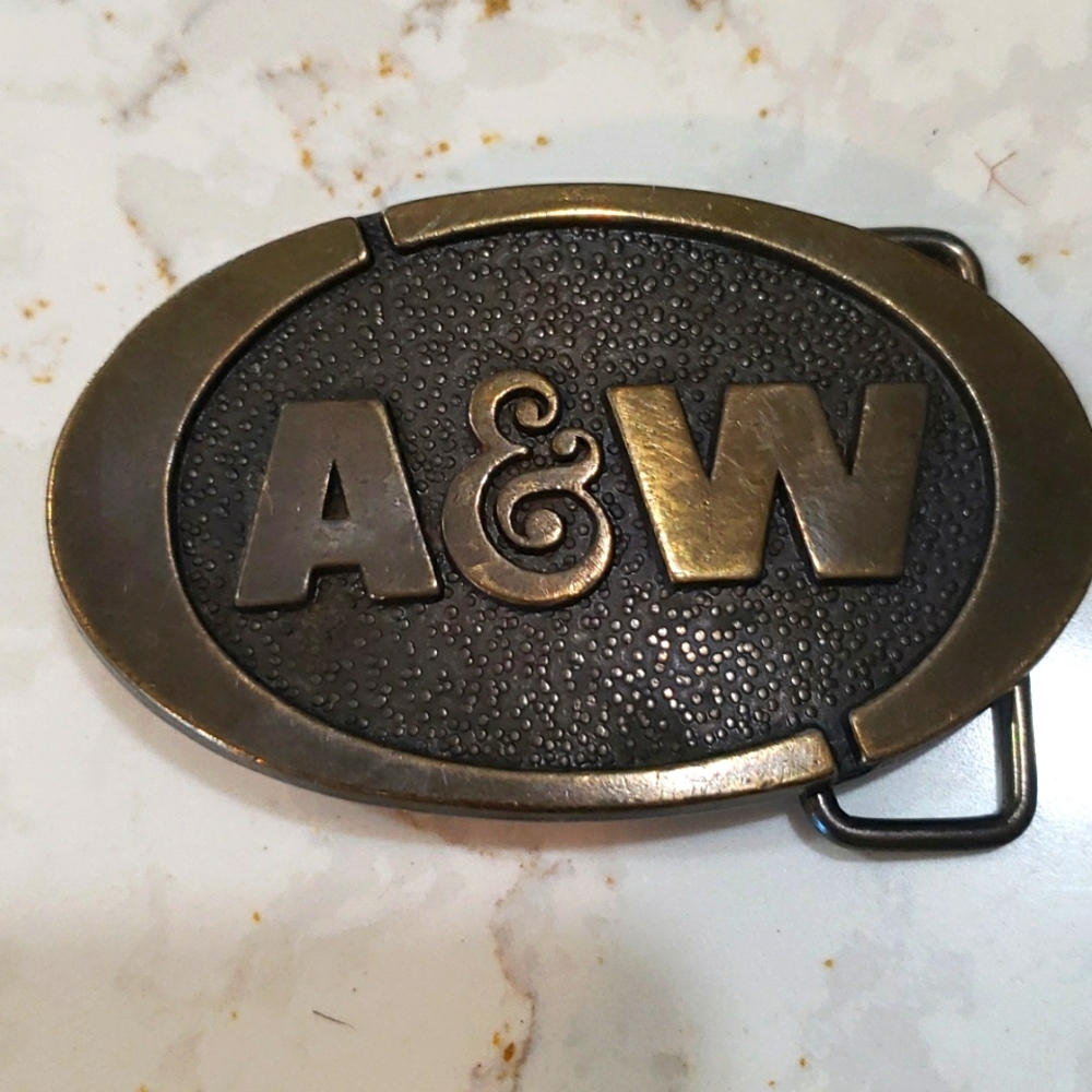 Vintage A & W belt buckle